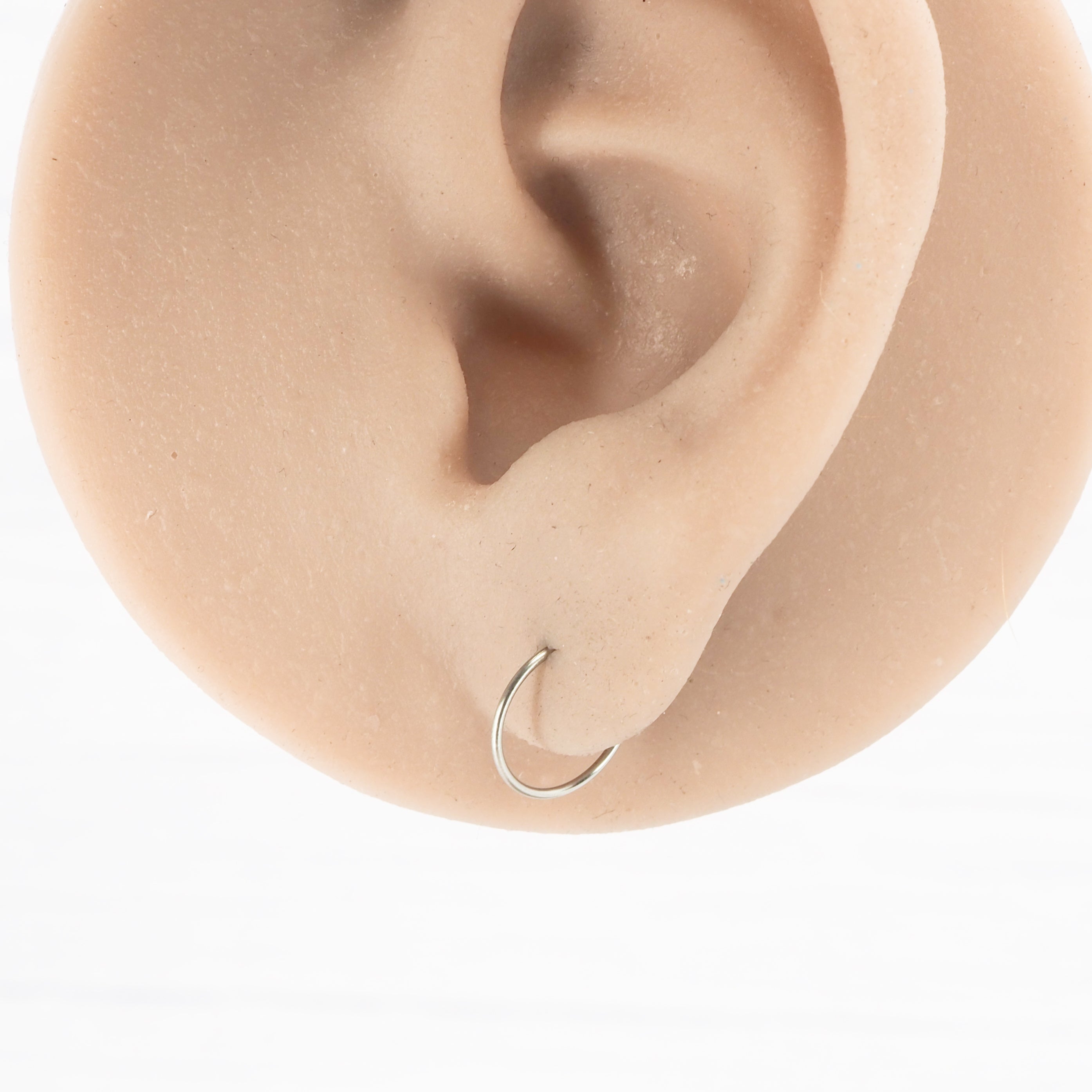 Small Titanium Hoop Earrings | TouchTitanium.com